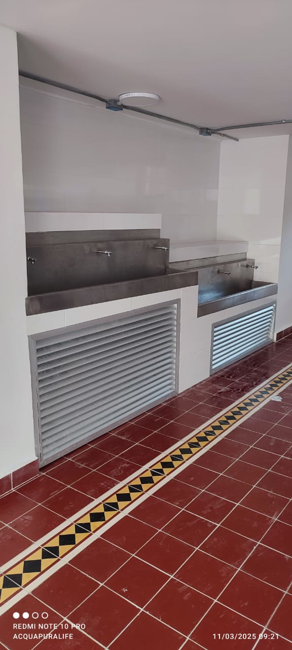 Bebedero institucional doble en acero inoxidable ACQUAPURALIFE